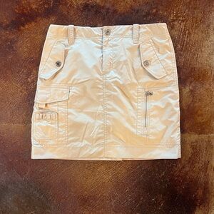Ralph Lauren Beige Cargo Mini golf Skirt
